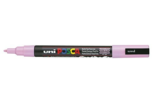 UNI-BALL POSCA MARKER PEN PC-3M - Light Pink - SINGLE PEN