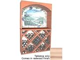 Wine Cellar Innovations Natural Red Oak Tabletop below Arch 1x45x12-in.