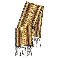 Cotton shawl, 'Birds in Flight'