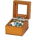Gold Label Tiny Animated Music Box--2-Inch Skaters