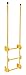 Vestil DKL-3 Yellow Dock Ladder Walk-Through, Style 3, 300 lb. Capacity