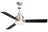 Emerson Ceiling Fans CF205BS Highpointe Modern Ceiling Fan With Light And Remote, 54-Inch Blades, Brushed Steel Finish