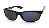 UrbanSpecs Sunglasses - Classics - Harvey / Frame: Black Lens: Grey w/ Blue Flash