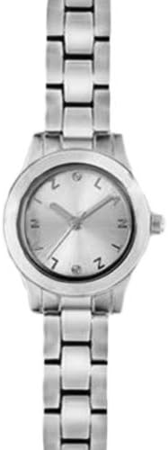 Lantz Round Face Alloy Band Color Water Resistant Watch - No. 1190 (Dial White, Band Color PNP)