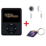 Review   / MP4 / MP3 Player Black with Earphone & LED Keyring - Multimedia Video, Music, Photo & Radio Player by BagNow