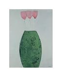 Green Vase - Jacques Lamy Art Print Poster 15.75 x