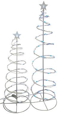 Celebrations Lighting-s R0404R13 Led Spiral Trees 3' & 4' Combo Pack