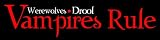 Twilight & New Moon Bumper Sticker / Decal - Vampires Rule Werewolves Drool