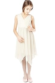 Autograph Sequin Embellished Flower Pleated Dress