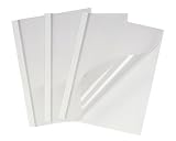 Produkt-Bild: 10 Stk. Thermobindemappen A4, 6mm f&uuml;r 60 Blatt, wei&szlig;
