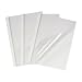 100 Stk. Thermobindemappen A4, 1.5mm f�r 15 Blatt, Chromolux wei�