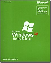 Microsoft Windows XP Home Edition Additional License Pack - 1 PC [Old Version]