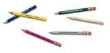Golf Pencil, Hex, W/Eraser, Green, 144pcs