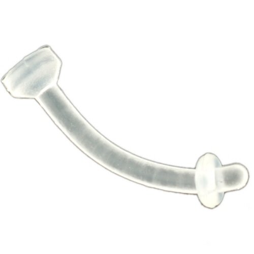Flexible Acrylic Eyebrow Retainer: 16g 3/8