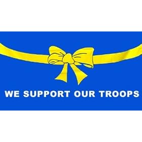 We Support Our Troops Flag