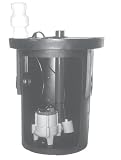 Little Giant 9S-SMPXRT-K Simplex Package with Roll-Top Molded Polyethylene Basin w/ Snap-In Vinyl Hu