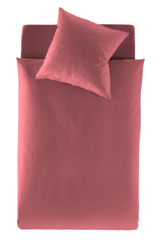 Irisette 311397 Bettw&auml;sche Paris 8000, 200 x 220 cm mit 2 Kissen 70  x 90 cm, holunder (62)