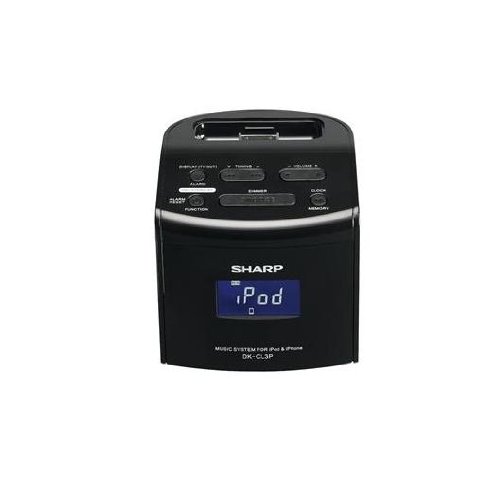Sharp DK-CL3P Desktop Clock Radio with iPhone/iPod Dock