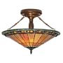 Robert Louis Tiffany® Beaded 18" Wide Ceiling Light