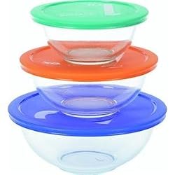 World Kitchen 1071025 6-Piece Pyrex Bowl Set