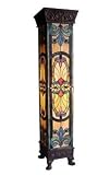 Victorian Design Tiffany Pedestal lamp w/Bronze finish