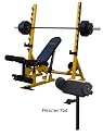 Bodymax CF516 Elite 3 in 1 Bench Rack System With Leg Curl and Preacher