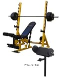 Bodymax CF516 Elite 3 in 1 Bench Rack System With Leg Curl and Preacher