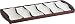 Trudeau Manhattan Appetizer Plates with Tray