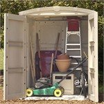 Suncast Vinyl Backyard Storage 5.5 ft