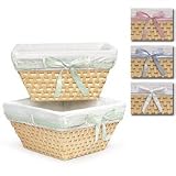 Badger Basket Natural Basket with Sage Gingham Liner