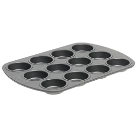 Click here to buy Chicago Metallic Gourmetware 12-cup Mini Muffin Pan by Chicago Metallic.