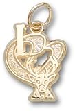Milwaukee Bucks I Heart Logo 1/2 Charm/Pendant