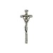 Papal Pewter Cross Lapel Pin