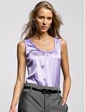 Banana Republic Women's Monogram Silk Sleeveless Shell