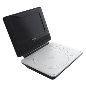 Toshiba SDP75S Portable DVD Player - 7 Display - Silver. TOSHIBA 7IN PORTABLE DVD PLAYER SD/SDHC SLOT DUAL HEADPHONE OUTPUTS HSDEV. DVD-RW, CD-RW - JPEG - DVD Video - MP3 - 2 x Headphone Port(s) - 3 Hour