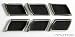 Putco 925008 Port Hole Accents - Square Black Mesh Image
