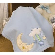 NoJo Dreamy Nights Microfleece Crib Blanket