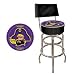 East Carolina University Padded Bar Stool with Back