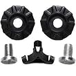 Fox Racing Visor Attachment Kit Adult V2 Dirt Bike Motorcycle Helmet Accessories w/ Free B&F Heart Sticker - Black / One Size