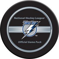 Tampa Bay Lightning NHL Hockey 2008 Official Game Puck (Quantity of 1)