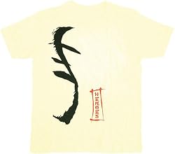 Heroes Sumi Ink Samurai Logo Cream T-Shirt Tee