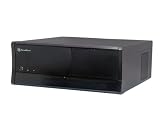 SilverStone Aluminum Front Panel/0.8 mm SECC Body ATX Media Center/HTPC Case GD01B-MXR - Retail (Black)
