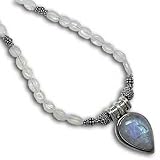 1246 SILVER/MOONSTONE CHOKER
