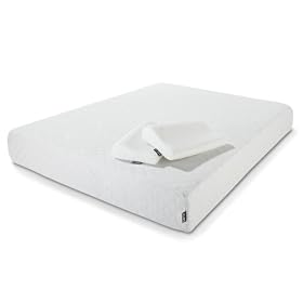 Hypnia Memory Foam Hypnia Double Size Memory Foam Mattress 12-inch Thick including Free Memory Foam Pillows, 4 ft 6-inch x 6 ft 3-inch, White