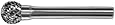 SGS Tool Company 12478 SD-2 Double Cut Carbide Bur 5/16 Diameter 1/4 Shank Diameter