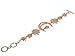 imixlot Lucky Dangling Earth Moon Sun Bracelet for Lady Women