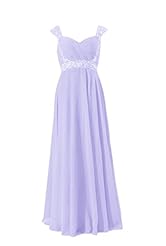 Lace Beaded Chiffon Bridesmaid Dress/Wedding Party Dress 