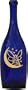 Cobalt Blue Curvy Incense Bottle Burner with Moon Fairy Design