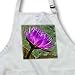 Decorative colorful garden botanic classic plant water lily blue flower - Full Length Apron With Pockets 22w X 30l