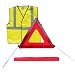 Epsylone - Kit Triangle de signalisation norme E27R + Gilet de sécurité nome CE et EN471